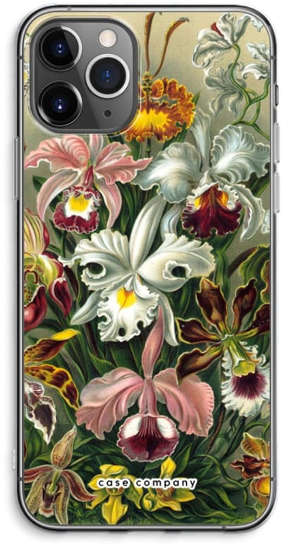 Case Company® - Hoesje geschikt voor iPhone 11 Pro Max hoesje - Haeckel Orchidae - Soft Cover Telefoonhoesje - Bescherming aan alle Kanten en Schermrand