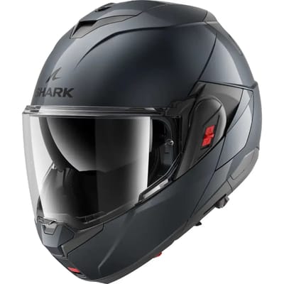SHARK Oxo Blank Gun Metal A05 Systeemhelm - Maat S - Helm