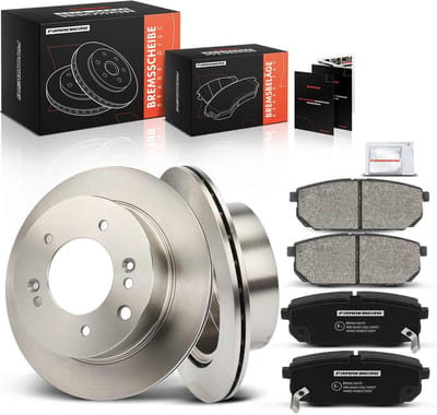 Frankberg 2x Remschijven 4x Remblokken Achteras voor KIA
