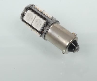 ampul led 12v oranje culot ba9s canbus 140 lumen rms voor moto auto nieuw