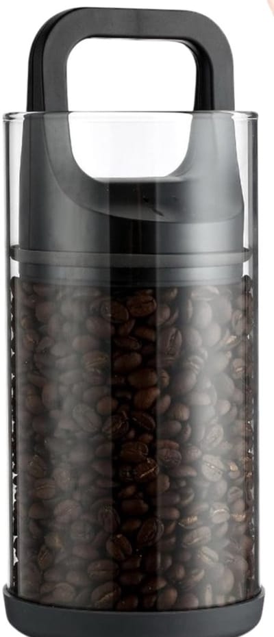 Lucht dichte - Koffieblik - Bewaarblik - Koffie - Koffiebus - Voorraardbus - Voorraadpotten - Glazen voorraadpot