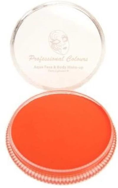 Aqua face & body paint special FX neon orange 30 gram