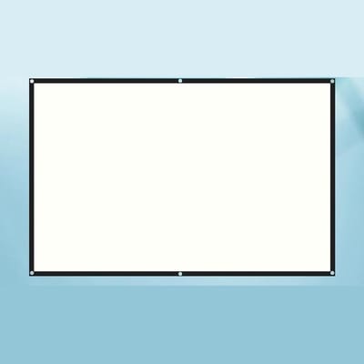 Projectiescherm - Projectorscherm - Thuisbioscoop - Kreukvrij polyester - 60-130 inch - Wit