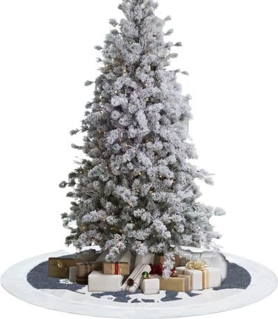 Livano Kerstboomkleed - Kerstkleed - Kerstboomring - Kerstrok - Kerstboomrok Voor Kunstboom - Kerstboomdeken - Kerstboom Mand - Kerstboomrok