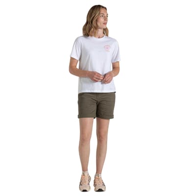Craghoppers Dames/Dames Malibo Daisy Performance T-shirt (Wit)