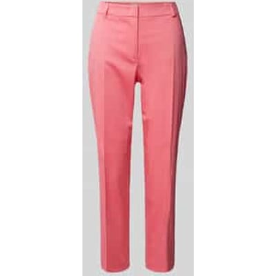 Slim fit pantalon van katoenmix