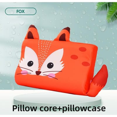 Oreiller en mousse à mémoire de forme pour enfants 3-14 ans, rebond lent, doux, oreiller pour tout-petits, respirant, oreiller cervical, housse lavable, oreillers de soutien pour le sommeil