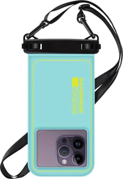 Bovista Waterdichte Telefoonhoesjes - Waterdicht Telefoonzakje - Waterproof Festival Opbergtasje - Documententasje - Waterbestendig - Groen