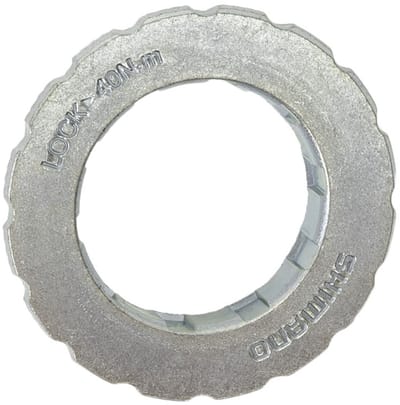 Shimano Centerlock Set - Nakrętka en Podkładka - Voor 15 mm Assen - Staal - Zwart