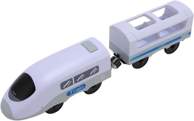 Elektrische Speelgoedtreinen - Kinder Treinset Gemotoriseerd - Interactief Kinderspel - Duurzaam ABS Materiaal - 13 x 11 x 4 cm