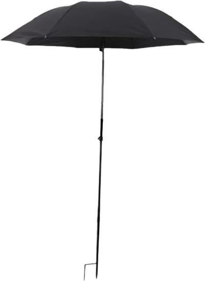 Plantenparaplu - Bloempot parasol - Bescherming planten - Verstelbare schaduw - 125x95 cm - Zwart