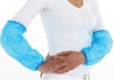 Mouwovertrek | Blauw | 100 st. | Cleanroom | Food | HACCP | Disposable | Wegwerp | Bescherming | Hygiëne