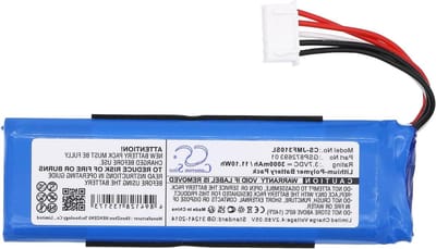 Batterij Vervanging - Oplaadbare Batterij - Apparaten Opladen - Specifieke Compatibiliteit - 3.7V 3000mAh - Blauw