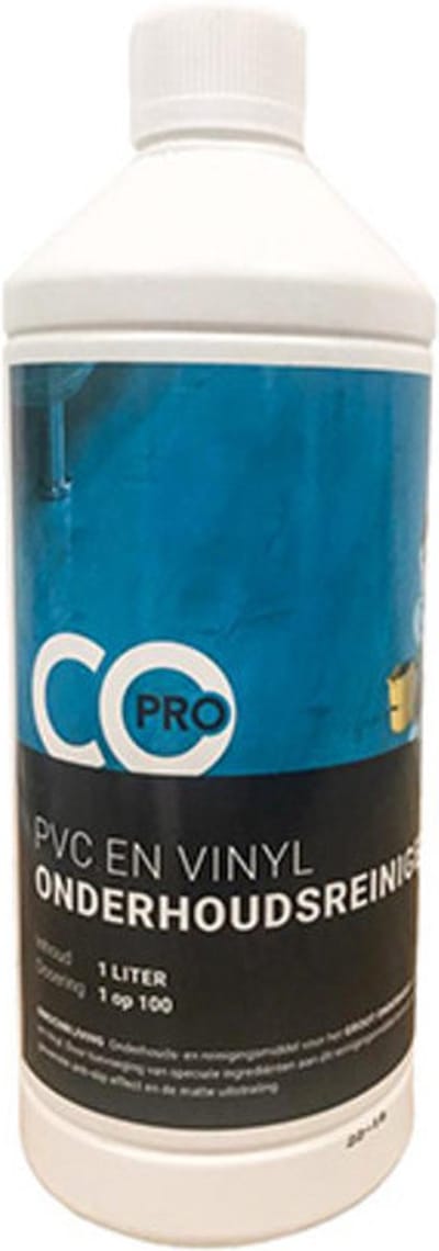 PVC VLOERREINIGER & ONDERHOUDSREINIGER & VINYL MAT COPRO 6 x 1 LITER VOLLE DOOS SLIME KOOP. PVC vloerreiniger .