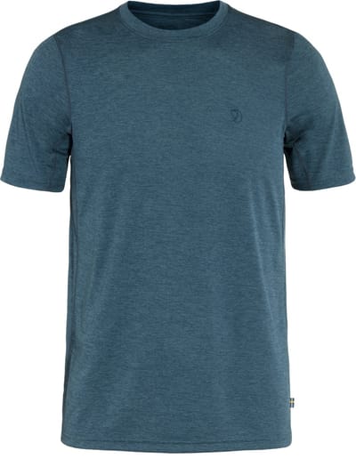 Fjallraven Abisko Day Hike SS Men - Outdoorshirt - Heren - Blauw - Maat M