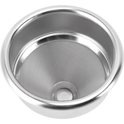 Panier de portafiltre 58 mm Acier inoxydable Maille fine Conique Panier de filtre à café pour portafiltre sans fond gray