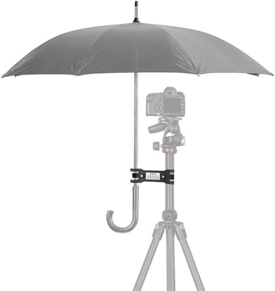 Parasol Klem voor Camera - 15x5 cm Outdoor Statief Accessoire, Ideaal voor Fotografie en Videografie
