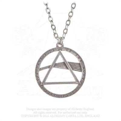 Alchemy Pink Floyd - Dark Side Prism Ketting - Zilverkleurig