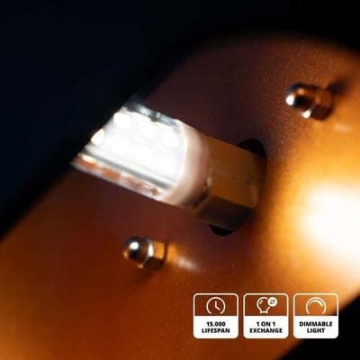 HOFTRONIC G9 LED Lamp - 3 Watt 280 lumen - Dimbaar - 2700K Warm wit - 230V - Vervangt 30 Watt - T4 halogeen