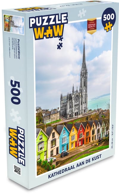 Puzzel Kathedraal aan de kust - Legpuzzel - Puzzel 500 stukjes