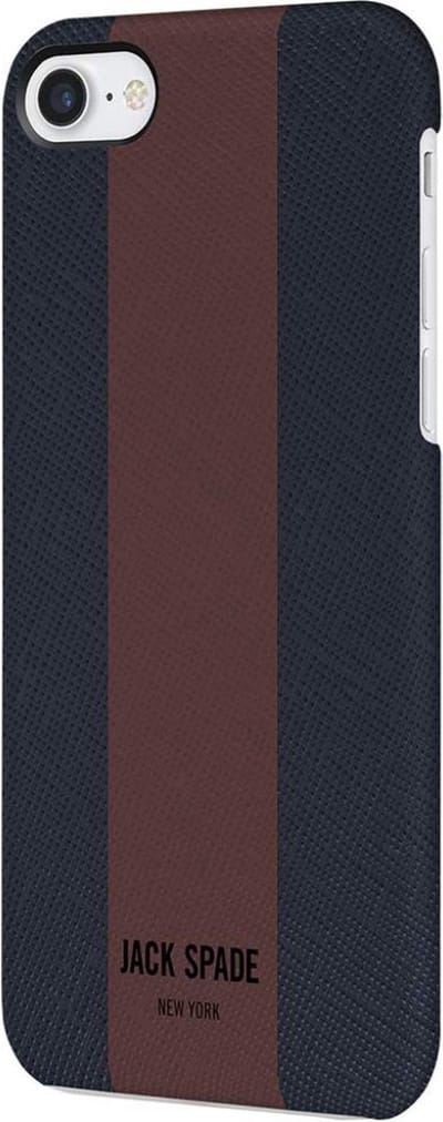 Jack Spade Stripe Case Navy voor Apple iPhone 7/8/SE 2020