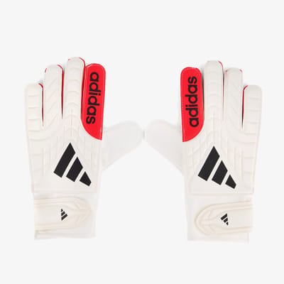 Adidas Copa Club kinder keepershandschoenen wit rood - Maat M