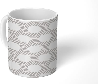 Mok - Koffiemok - Grafisch - Patroon - Modern - Opvallend - Begrensd - Mokken - 350 ML - Beker - Koffiemokken - Theemok