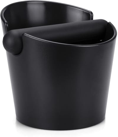 Allecto - Koffie Klop Doos - Espresso Klopbox - Duurzaam en Antislip - Zwart - Koffie Grounds Klop Doos - Perfect voor Thuisgebruik - 4.8 Inch