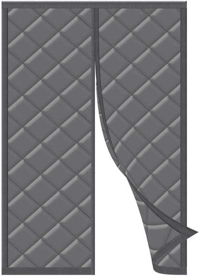 Unyqoos® Magnetisch Thermo-deurgordijn voor Isolatie en Warmtebehoud in Huis