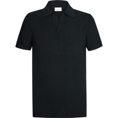 Profuomo poloshirt korte mouw donkerblauw