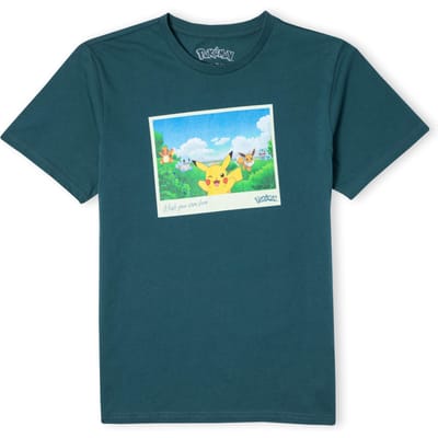 Pokémon Wish You Were Here Unisex T-Shirt - Green - L