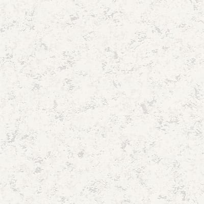 Ton sur ton behang Profhome 377715-GU vliesbehang licht gestructureerd tun sur ton glimmend wit grijs 5,33 m2