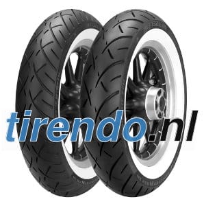 Roue van motorfiets 150/80 B 16 M/C 77H TL Metzeler Me 888 Marathon Ultra WW Flancs Blancs