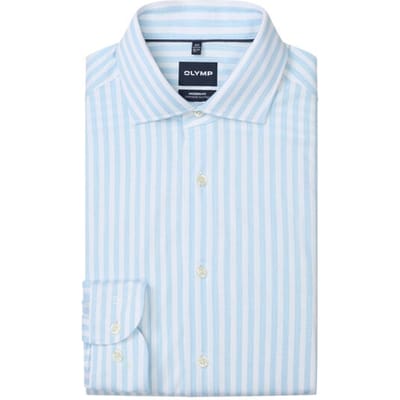 OLYMP Smart Business Overhemd, Modern Fit, Royal Kent, Bleu