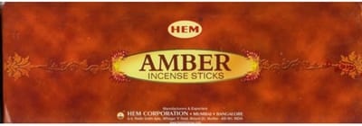 HEM Wierook - Amber - 1 los pakje à 20 stokjes
