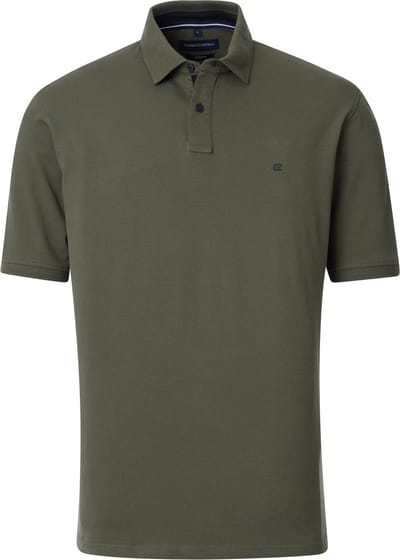 Casa Moda Poloshirt Donkergroen - Maat M - Heren