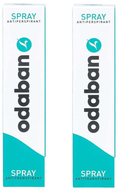 Odaban Anti-Transpirant Spray - 2 pak