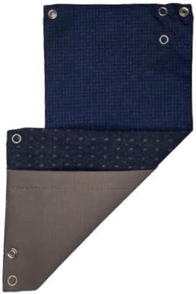 Maskerhouder tas - Armband masker - Masker hygiëne - Multifunctioneel ontwerp - 8 modellen - Blauw beige