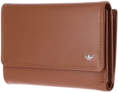 Golden Head Leren portemonnee Polo RFID Protect Damenbörse 2829 Cognac bruine