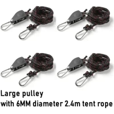 4 stuks tent verstelbare touwbevestiging vaste gesp katrol spanner ratel hangers lichten hijsen camping luifel wind touw