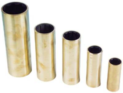 allpa Neopreen lagerbus messing mantel voor as Ø40mm buitenmaat 2-1/8 L=6-1/2