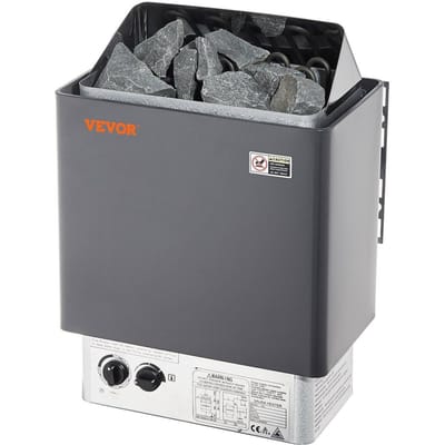 Poêle chauffant électrique pour sauna 8 kW avec contrôle intégré pour spa domestique de 8-12 m³