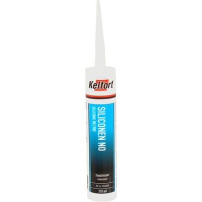 Kelfort siliconenkit NO Transparant 310ml