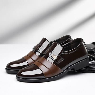 Nieuwe Heren Business Casual Leren Schoenen Grote Maat Schoenen Heren Bruiloftsschoenen Puntige Neus Casual Schoenen 48