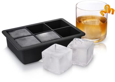 Innovine™ Siliconen IJsblokvorm met deksel voor 6 ijsblokken van 5x5x5cm