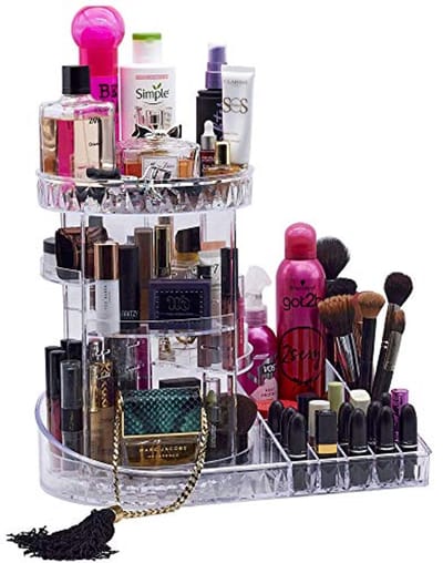 Roterende Make-up Organizer 360 graden - Grote Capaciteit Cosmetische Opslag Box voor Sieraden en Parfums