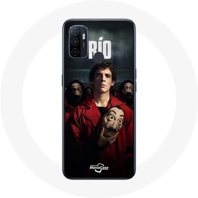 Oppo A53 hoesje La Casa De Papel Rio-masker