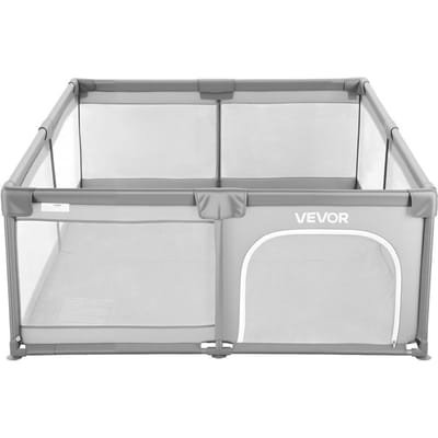 Babyren, 2000 x 1785 mm Extra Grote Ren voor Baby's Peuters, Binnen/Buiten Babyhek Speelruimte, Veiligheidscentrum zonder Kieren met 50 Oceaan