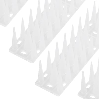 Pigeon spikes voor effectieve vogelafschrikking, 1.9 m lange en matte transparante vogelspikes voor dierenbescherming