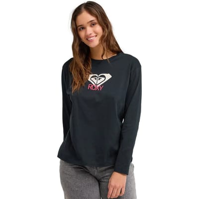 Dames-T-shirt met lange mouwen Roxy Hangloose Art